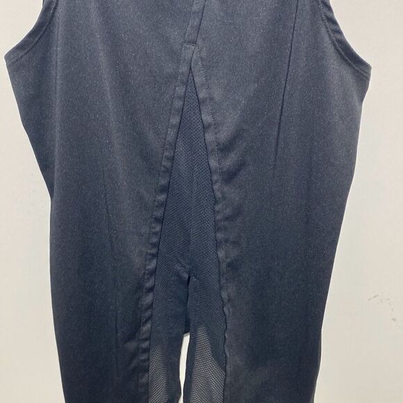 Nike Women's Black Dri-Fit Swoosh Logo Mesh Running Tank Top Size Small - Picture 6 of 9